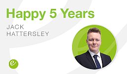 Congratulations Jack Hattersley on 5 years at Elevation Recruitment Group